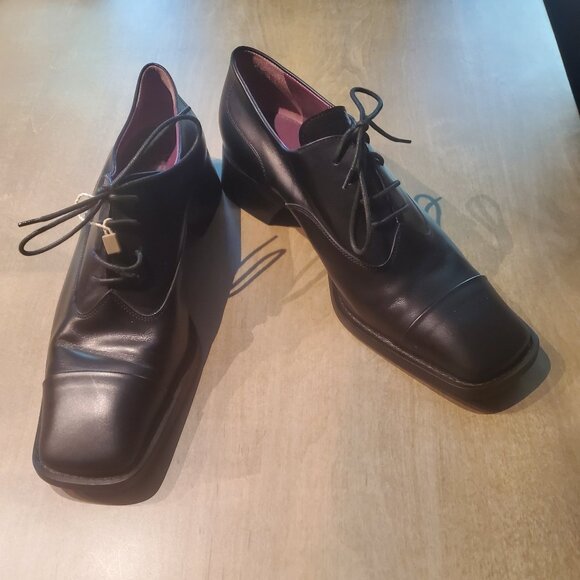 Via Roma 15 genuine leather oxfords, size 40 (U. S. 10) - Picture 1 of 1